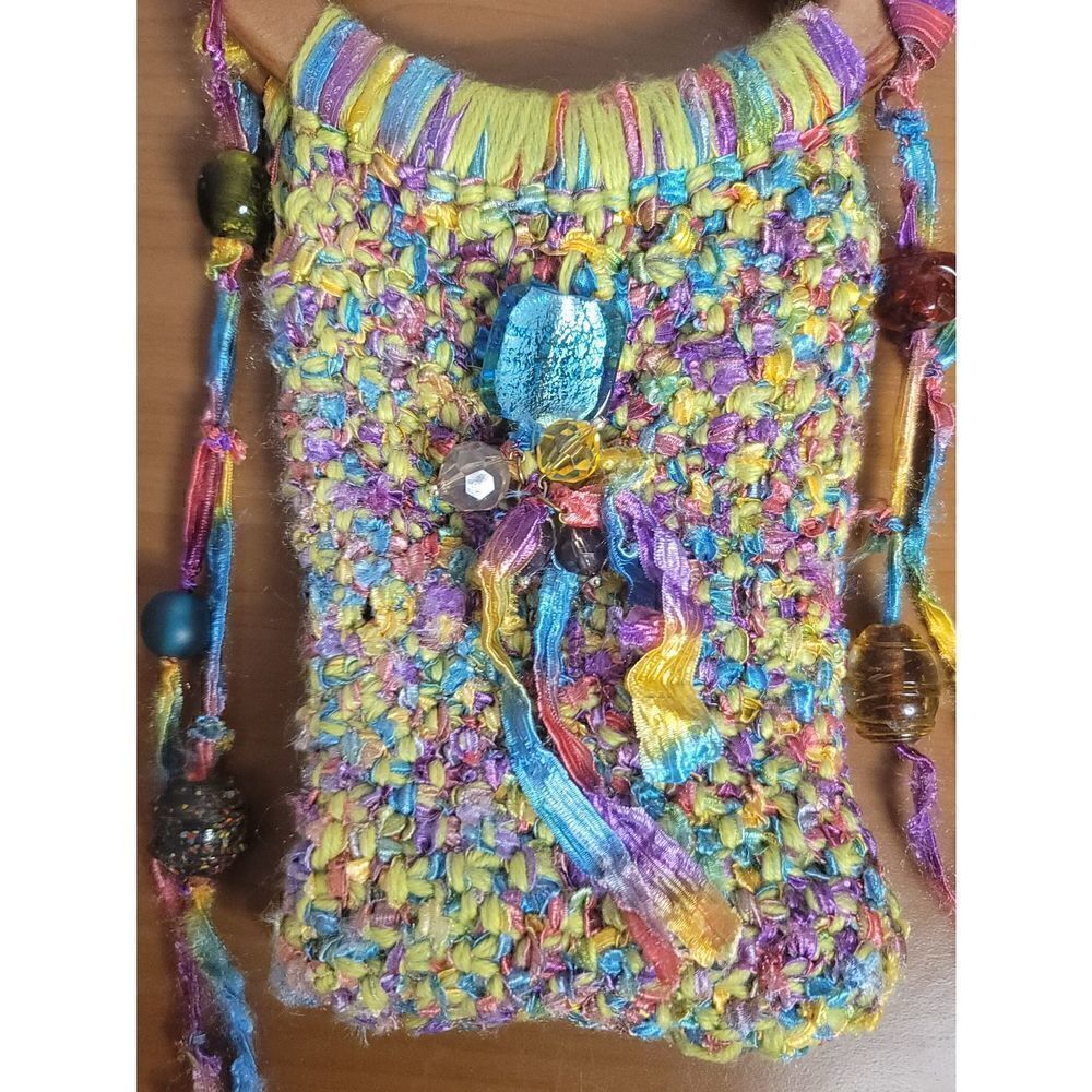 Multicolored Handmade Handbag #A67   - Picture 2 of 9